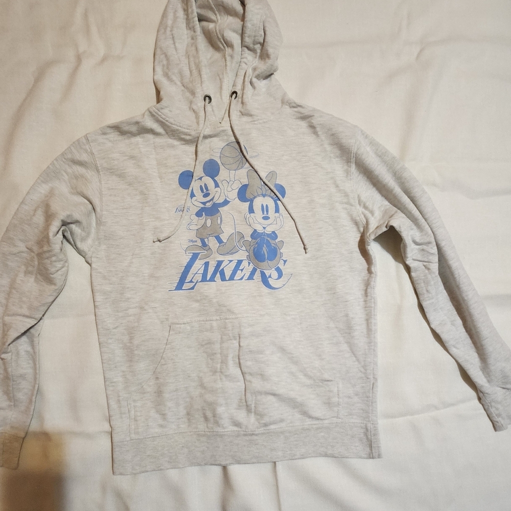 Gray Mickey Mouse Lakers Hoodie Disney x Junk Food